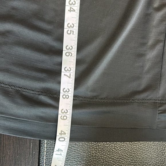 FENDI Authentic Black Knee Length Draped Ruched Dress Cocktail Black Tie Sz 42 - Picture 16 of 16